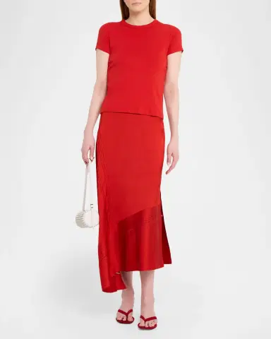 Vince Pintuck Satin Slip Skirt | Thumbnail 2 Vince Pintuck Satin Slip Skirt | Thumbnail 2