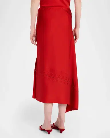 Vince Pintuck Satin Slip Skirt | Thumbnail 3 Vince Pintuck Satin Slip Skirt | Thumbnail 3
