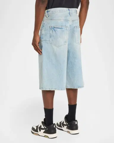 PURPLE Men's Vintage Dust Bow Denim Shorts | Thumbnail 3 PURPLE Men's Vintage Dust Bow Denim Shorts | Thumbnail 3
