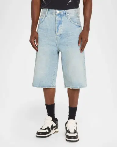 PURPLE Men's Vintage Dust Bow Denim Shorts | Thumbnail 4 PURPLE Men's Vintage Dust Bow Denim Shorts | Thumbnail 4