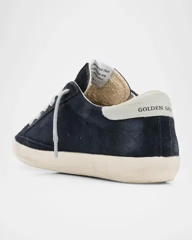 Golden Goose Super-Star Suede Glitter Low-Top Sneakers | Thumbnail 2 Golden Goose Super-Star Suede Glitter Low-Top Sneakers | Thumbnail 2