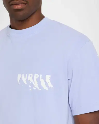 PURPLE Men's Jersey Graphic Logo T-Shirt | Thumbnail 5 PURPLE Men's Jersey Graphic Logo T-Shirt | Thumbnail 5