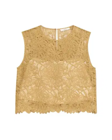Vince Sleeveless Floral Lace Top | Thumbnail 1 Vince Sleeveless Floral Lace Top | Thumbnail 1