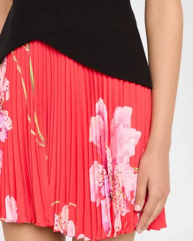 Milly Haddy Cady & Floral-Print Chiffon Mini Dress | Thumbnail 5 Milly Haddy Cady & Floral-Print Chiffon Mini Dress | Thumbnail 5