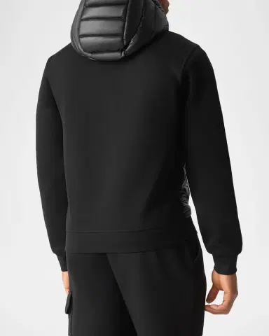 Mackage Men's Fletcher Mixed-Media Down Hooded Jacket | Thumbnail 2 Mackage Men's Fletcher Mixed-Media Down Hooded Jacket | Thumbnail 2