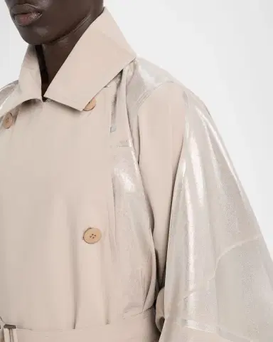 IM MEN Men 's Ginto Flat Trench Coat | Thumbnail 5 IM MEN Men 's Ginto Flat Trench Coat | Thumbnail 5