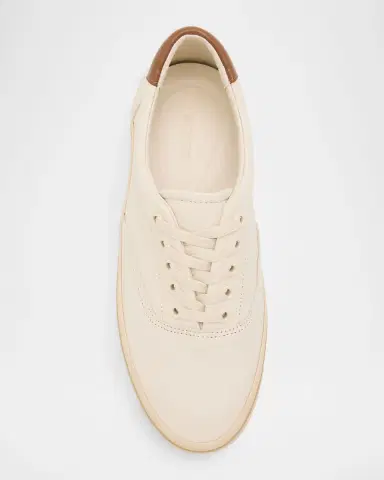 Vince Men's Seaside Leather Low-Top Sneakers | Thumbnail 4 Vince Men's Seaside Leather Low-Top Sneakers | Thumbnail 4