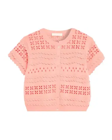 Ulla Johnson Abriana Eyelet Cropped Cardigan | Thumbnail 1 Ulla Johnson Abriana Eyelet Cropped Cardigan | Thumbnail 1