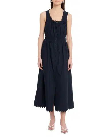FRAME The Serene Midi Dress | Thumbnail 1 FRAME The Serene Midi Dress | Thumbnail 1