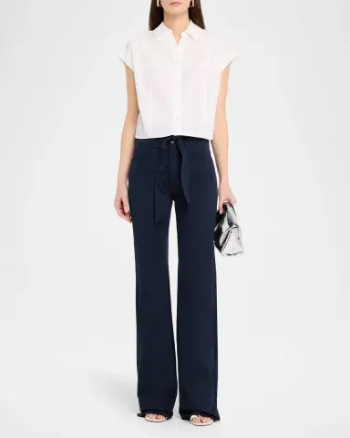 Veronica Beard Rosanna Corset Belted Pants | Thumbnail 2 Veronica Beard Rosanna Corset Belted Pants | Thumbnail 2