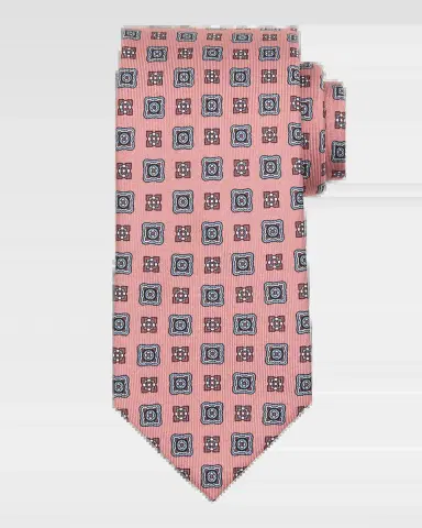 Brioni Men's Medallion Silk Tie | Thumbnail 2 Brioni Men's Medallion Silk Tie | Thumbnail 2