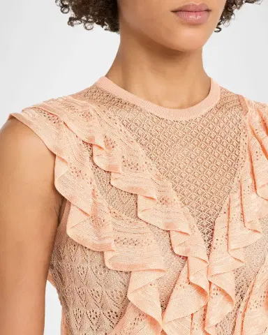 Ulla Johnson Angelica Sleeveless Lace Knit Top | Thumbnail 5 Ulla Johnson Angelica Sleeveless Lace Knit Top | Thumbnail 5