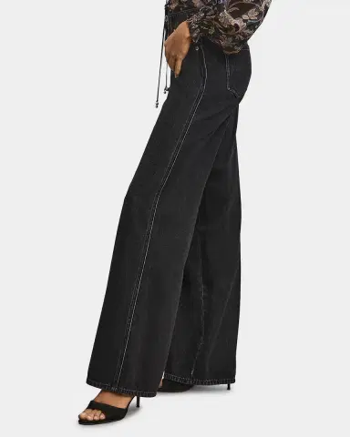 Veronica Beard Kasey Mid-Rise Wide-Leg Jeans | Thumbnail 6 Veronica Beard Kasey Mid-Rise Wide-Leg Jeans | Thumbnail 6