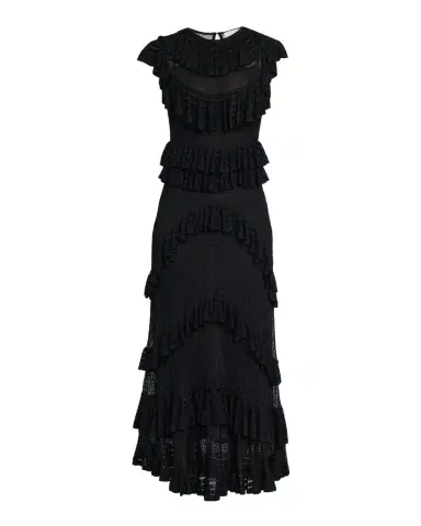 Ulla Johnson Magnolia Ruffled Knit Maxi Dress | Thumbnail 1 Ulla Johnson Magnolia Ruffled Knit Maxi Dress | Thumbnail 1
