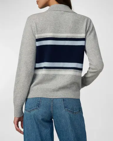 Joe's Jeans The Long-Sleeve Cashmere Polo Sweater | Thumbnail 3 Joe's Jeans The Long-Sleeve Cashmere Polo Sweater | Thumbnail 3