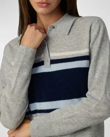 Joe's Jeans The Long-Sleeve Cashmere Polo Sweater | Thumbnail 5 Joe's Jeans The Long-Sleeve Cashmere Polo Sweater | Thumbnail 5