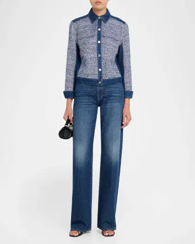 Kobi Halperin Gracie Textured Denim Jacket | Thumbnail 2 Kobi Halperin Gracie Textured Denim Jacket | Thumbnail 2