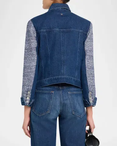 Kobi Halperin Gracie Textured Denim Jacket | Thumbnail 3 Kobi Halperin Gracie Textured Denim Jacket | Thumbnail 3
