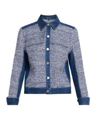 Kobi Halperin Gracie Textured Denim Jacket | Thumbnail 1 Kobi Halperin Gracie Textured Denim Jacket | Thumbnail 1