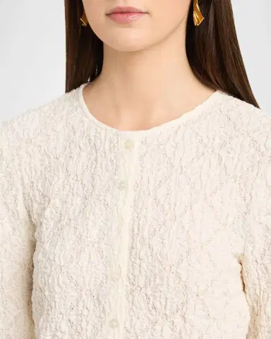 Veronica Beard Gillingham Lace Cardigan | Thumbnail 5 Veronica Beard Gillingham Lace Cardigan | Thumbnail 5