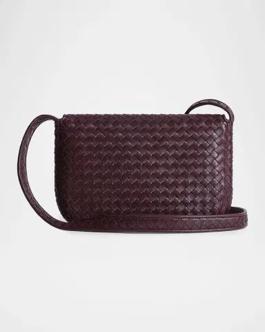 Bottega Veneta Men's Veneto Intrecciato Leather Messenger Bag | Thumbnail 3 Bottega Veneta Men's Veneto Intrecciato Leather Messenger Bag | Thumbnail 3