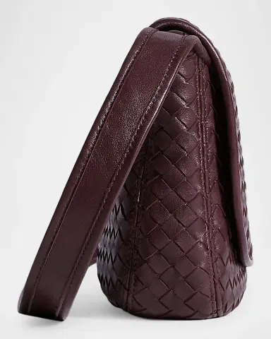 Bottega Veneta Men's Veneto Intrecciato Leather Messenger Bag | Thumbnail 5 Bottega Veneta Men's Veneto Intrecciato Leather Messenger Bag | Thumbnail 5