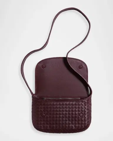 Bottega Veneta Men's Veneto Intrecciato Leather Messenger Bag | Thumbnail 6 Bottega Veneta Men's Veneto Intrecciato Leather Messenger Bag | Thumbnail 6
