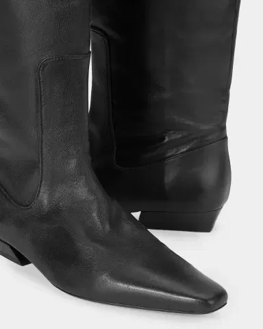 Staud Wally Leather Flat Knee-High Boots | Thumbnail 3 Staud Wally Leather Flat Knee-High Boots | Thumbnail 3