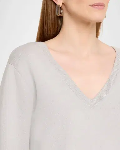 Vince Double-Face Cashmere V-Neck Sweater | Thumbnail 4 Vince Double-Face Cashmere V-Neck Sweater | Thumbnail 4