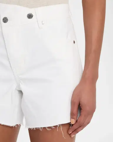 Veronica Beard Ellis Mid-Rise Crossover Denim Shorts | Thumbnail 5 Veronica Beard Ellis Mid-Rise Crossover Denim Shorts | Thumbnail 5