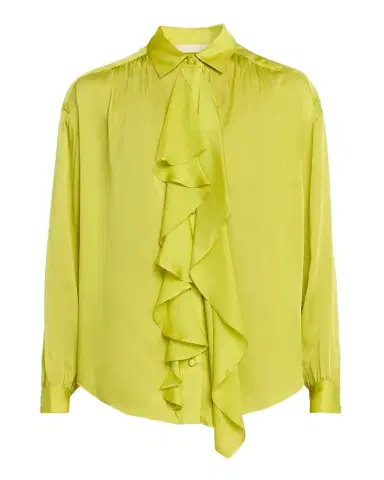 Ulla Johnson Gesture Silk-Chiffon Ruffle Blouse | Thumbnail 1 Ulla Johnson Gesture Silk-Chiffon Ruffle Blouse | Thumbnail 1
