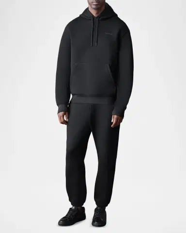 Mackage Men 's Kolton Double-Face Jersey Logo Hoodie | Thumbnail 2 Mackage Men 's Kolton Double-Face Jersey Logo Hoodie | Thumbnail 2