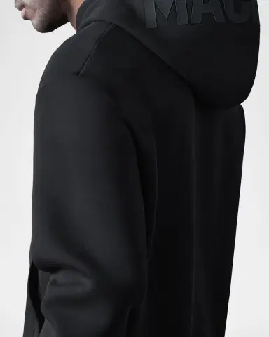 Mackage Men 's Kolton Double-Face Jersey Logo Hoodie | Thumbnail 4 Mackage Men 's Kolton Double-Face Jersey Logo Hoodie | Thumbnail 4
