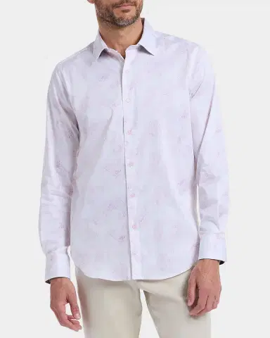 Robert Graham Men 's Werrington Paisley Stretch Sport Shirt | Thumbnail 4 Robert Graham Men 's Werrington Paisley Stretch Sport Shirt | Thumbnail 4