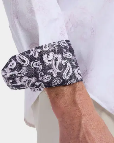 Robert Graham Men 's Werrington Paisley Stretch Sport Shirt | Thumbnail 5 Robert Graham Men 's Werrington Paisley Stretch Sport Shirt | Thumbnail 5
