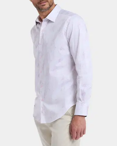 Robert Graham Men 's Werrington Paisley Stretch Sport Shirt | Thumbnail 7 Robert Graham Men 's Werrington Paisley Stretch Sport Shirt | Thumbnail 7
