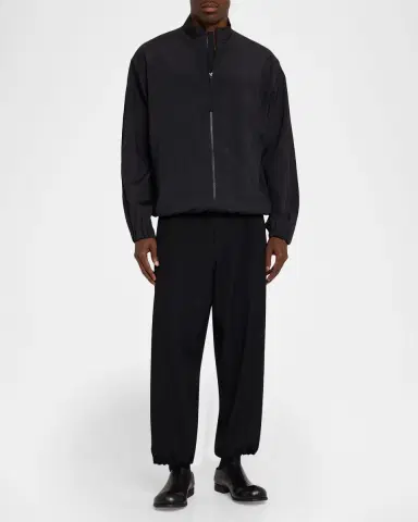 IM MEN Men 's Air Pleats Full-Zip Jacket | Thumbnail 2 IM MEN Men 's Air Pleats Full-Zip Jacket | Thumbnail 2