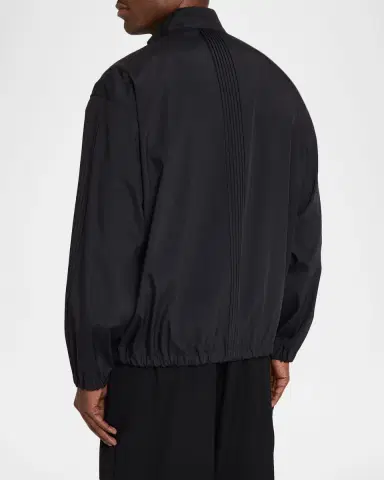 IM MEN Men 's Air Pleats Full-Zip Jacket | Thumbnail 3 IM MEN Men 's Air Pleats Full-Zip Jacket | Thumbnail 3