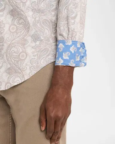 Robert Graham Men 's Auberry Stretch Paisley Sport Shirt | Thumbnail 5 Robert Graham Men 's Auberry Stretch Paisley Sport Shirt | Thumbnail 5