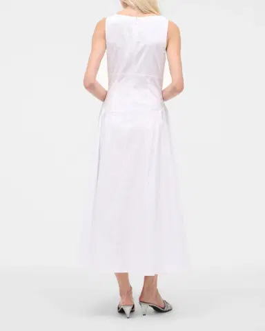 Staud Gwen Drop-Waist Midi Dress | Thumbnail 2 Staud Gwen Drop-Waist Midi Dress | Thumbnail 2