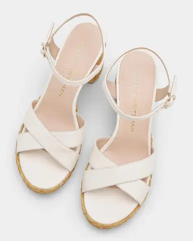 Stuart Weitzman 80mm Dayna Leather Espadrille Platform Sandals | Thumbnail 3 Stuart Weitzman 80mm Dayna Leather Espadrille Platform Sandals | Thumbnail 3