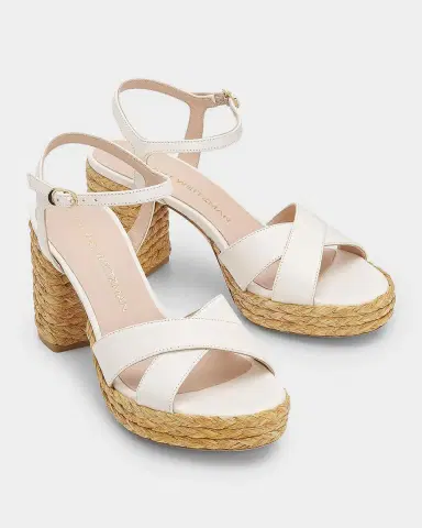Stuart Weitzman 80mm Dayna Leather Espadrille Platform Sandals | Thumbnail 4 Stuart Weitzman 80mm Dayna Leather Espadrille Platform Sandals | Thumbnail 4