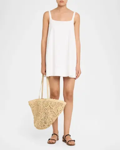 BTB Los Angeles Lacera Woven Raffia Tote Bag | Thumbnail 5 BTB Los Angeles Lacera Woven Raffia Tote Bag | Thumbnail 5
