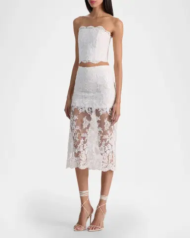 ALICE + OLIVIA Ceresi Embellished Lace Top | Thumbnail 5 ALICE + OLIVIA Ceresi Embellished Lace Top | Thumbnail 5