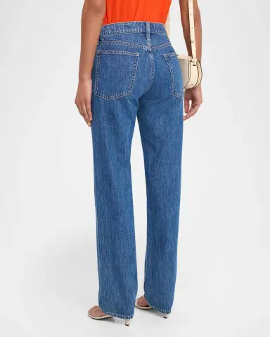 Rag & Bone Harlow Low-Rise Straight-Leg Denim Jeans | Thumbnail 3 Rag & Bone Harlow Low-Rise Straight-Leg Denim Jeans | Thumbnail 3