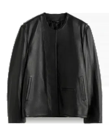 Toteme Minimal Leather Biker Jacket | Thumbnail 2 Toteme Minimal Leather Biker Jacket | Thumbnail 2