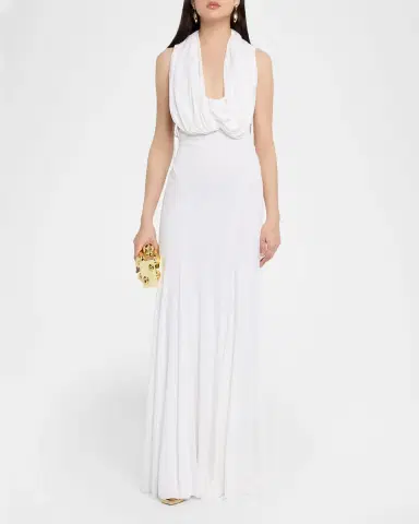 Christopher Esber Interlock Jersey Draped Dress | Thumbnail 2 Christopher Esber Interlock Jersey Draped Dress | Thumbnail 2