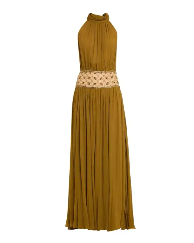 Kreeli Embellished Halter Gown Kreeli Embellished Halter Gown