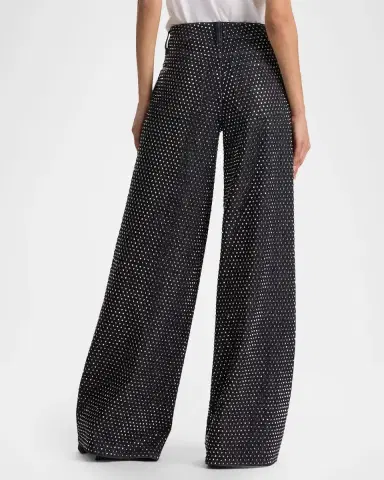 ALICE + OLIVIA Amazing Low-Rise Embellished Jeans | Thumbnail 3 ALICE + OLIVIA Amazing Low-Rise Embellished Jeans | Thumbnail 3