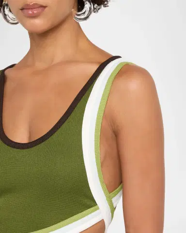 Christopher Esber Verner Asymmetric Crop Tank Top | Thumbnail 4 Christopher Esber Verner Asymmetric Crop Tank Top | Thumbnail 4